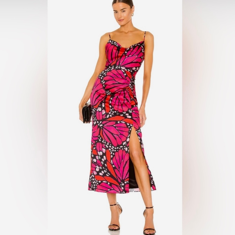 Milly Lilliana Graphic Butterfly Dress (Size 4)